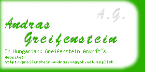 andras greifenstein business card